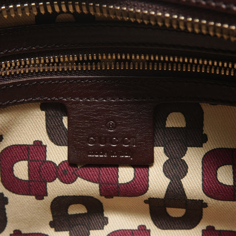GUCCI Shima Hose Bit Shoulder Bag Brown WS28777