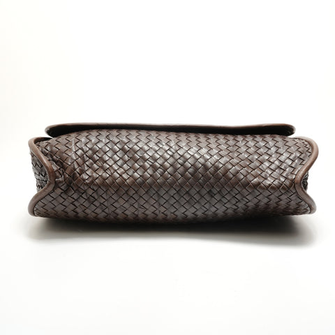 BOTTEGAVENETA Large Messenger INTRECCIATO Tote Bag Brown WS28778
