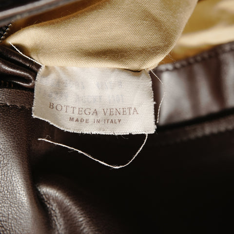 BOTTEGAVENETA Large Messenger INTRECCIATO Tote Bag Brown WS28778