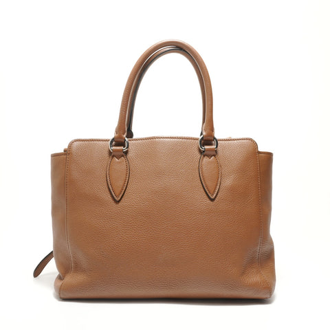 PRADA Vitello With logo 2way Shoulder Bag Brown WS28780