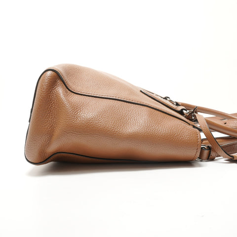 PRADA Vitello With logo 2way Shoulder Bag Brown WS28780
