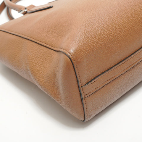 PRADA Vitello With logo 2way Shoulder Bag Brown WS28780