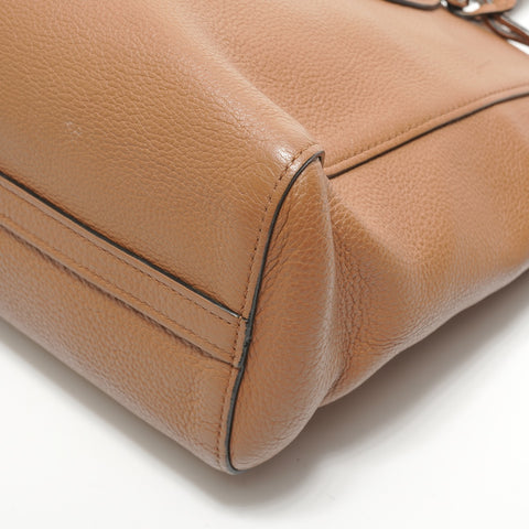 PRADA Vitello With logo 2way Shoulder Bag Brown WS28780