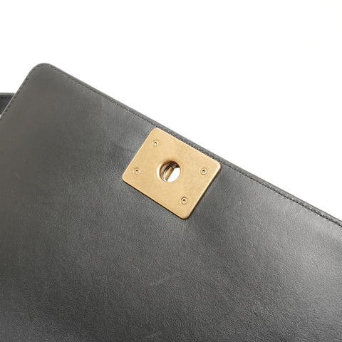 CHANEL Boy Chanel Velour, No. 23 Shoulder Bag black WS28782