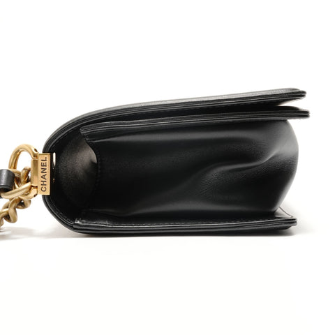 CHANEL Boy Chanel Velour, No. 23 Shoulder Bag black WS28782