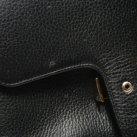 GUCCI Interlocking G Chain Handbag black WS28786