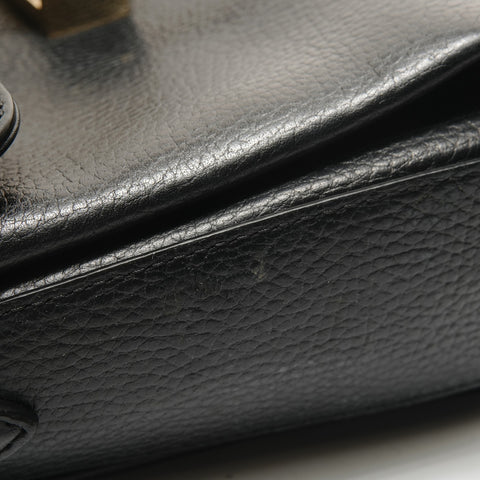 GUCCI Interlocking G Chain Handbag black WS28786