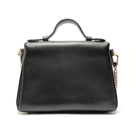 GUCCI Interlocking G Chain Handbag black WS28786
