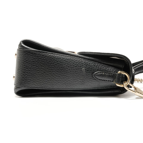 GUCCI Interlocking G Chain Handbag black WS28786