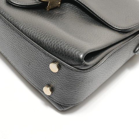 GUCCI Interlocking G Chain Handbag black WS28786