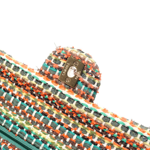 CHANEL Serial number 21, 2015 Matelass 25 Tweed Gold Metal Shoulder Bag multicolor WS28787