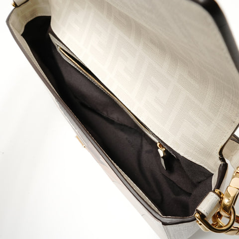 FENDI ZUCCA Coated Canvas Mamma Bucket Handbag multicolor WS28788