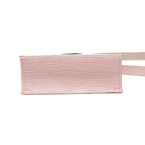 LOUIS VUITTON 2020 Epi Petite Sac Plat Handbag pink WS28790