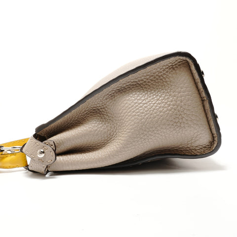 FENDI Peekaboo 2WAY Handbag gray WS28791