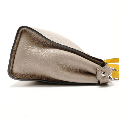 FENDI Peekaboo 2WAY Handbag gray WS28791