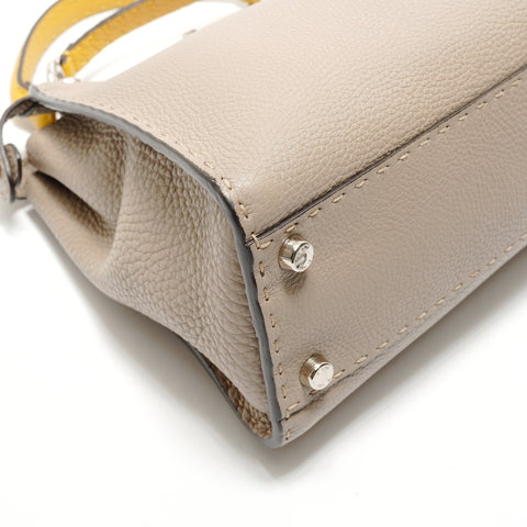 FENDI Peekaboo 2WAY Handbag gray WS28791