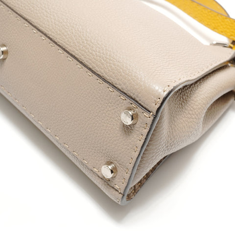 FENDI Peekaboo 2WAY Handbag gray WS28791
