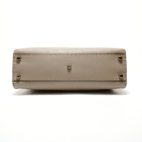 FENDI Peekaboo 2WAY Handbag gray WS28791