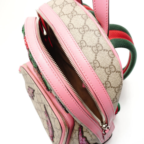 GUCCI GG Supreme Sequins Backpack  Daypack beige WS28793