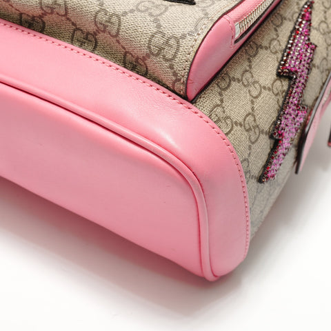 GUCCI GG Supreme Sequins Backpack  Daypack beige WS28793