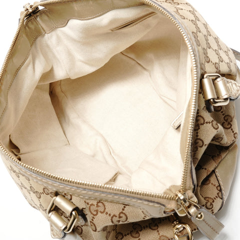 GUCCI GG canvas 2way Shoulder Bag beige WS28794