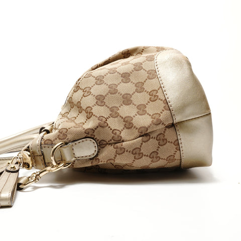 GUCCI GG canvas 2way Shoulder Bag beige WS28794