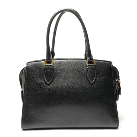 PRADA Logo Jacquard 2-Way Shoulder Bag black WS28797