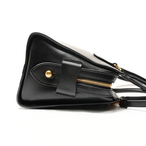 PRADA Logo Jacquard 2-Way Shoulder Bag black WS28797