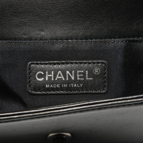 CHANEL Boy, seat number 19 Shoulder Bag black WS28799