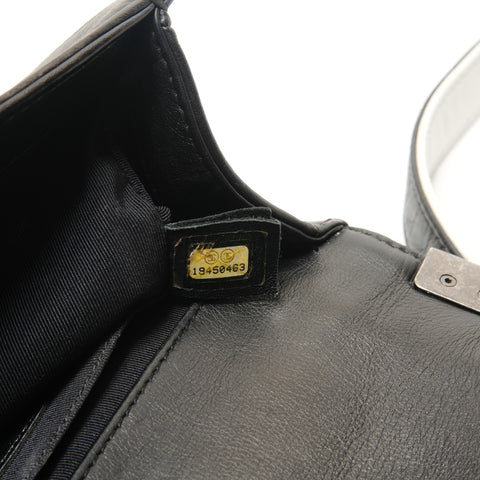 CHANEL Boy, seat number 19 Shoulder Bag black WS28799