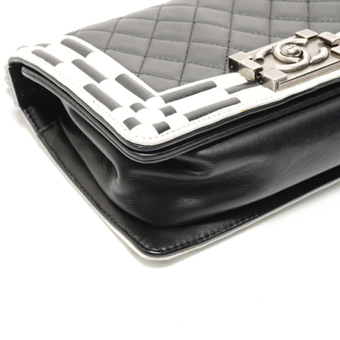 CHANEL Boy, seat number 19 Shoulder Bag black WS28799