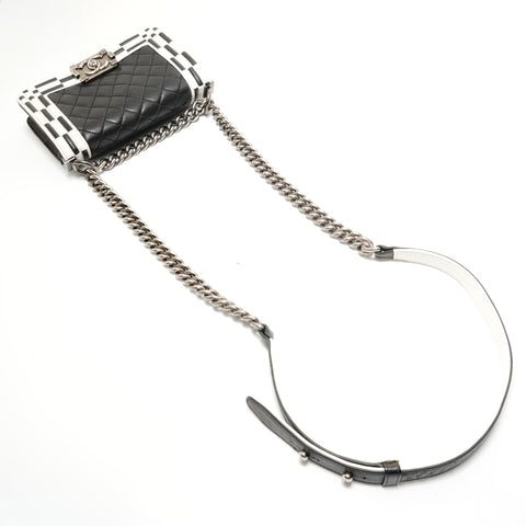 CHANEL Boy, seat number 19 Shoulder Bag black WS28799