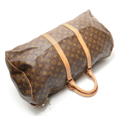LOUIS VUITTON 1985 Monogram Keepall 55 Boston bag Brown WS28801