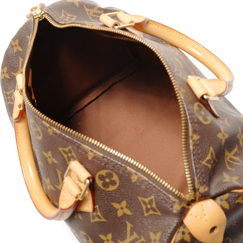 LOUIS VUITTON Monogram Speedy 30, manufactured in 1997. Handbag Brown WS28803