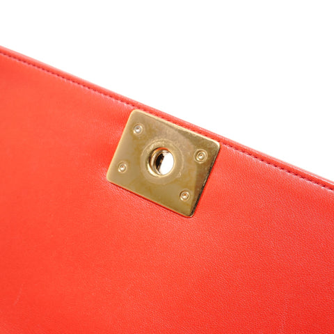 CHANEL Item No. 18, 2012-2013 Boy Chanel Shoulder Bag Red WS28807