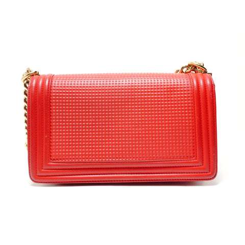 CHANEL Item No. 18, 2012-2013 Boy Chanel Shoulder Bag Red WS28807