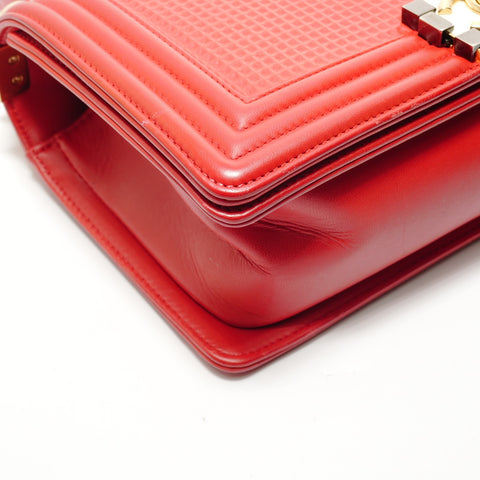 CHANEL Item No. 18, 2012-2013 Boy Chanel Shoulder Bag Red WS28807