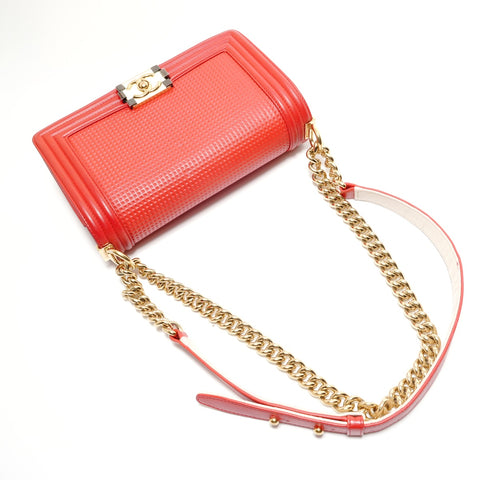 CHANEL Item No. 18, 2012-2013 Boy Chanel Shoulder Bag Red WS28807