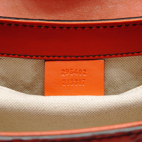 GUCCI Micro Guccisima Emily Shoulder Bag Orange WS28808
