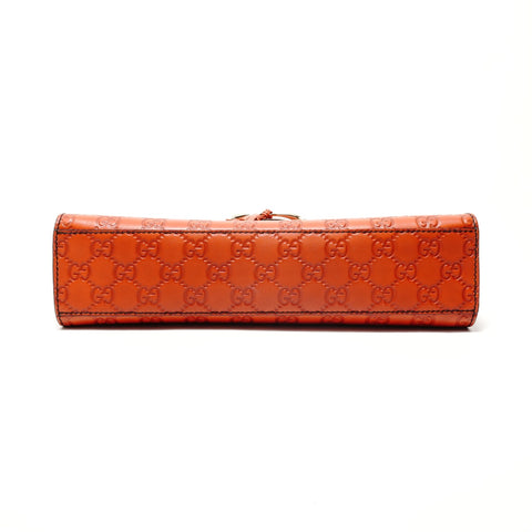 GUCCI Micro Guccisima Emily Shoulder Bag Orange WS28808