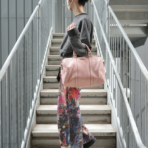 GUCCI Gucci sima micro GG Boston bag pink WS28810