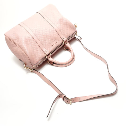 GUCCI Gucci sima micro GG Boston bag pink WS28810
