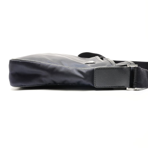 PRADA Test nylon Shoulder Bag Navy WS28811