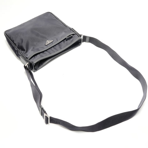 PRADA Test nylon Shoulder Bag Navy WS28811