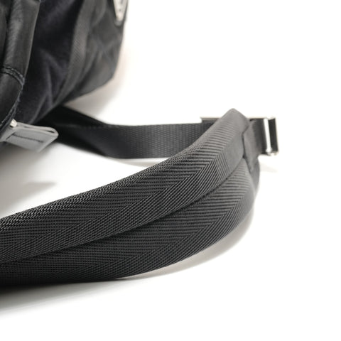 PRADA Velcro nylon Backpack  Daypack black WS28812