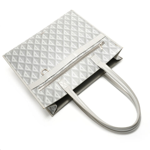 Christian Dior cd diamond Tote Bag gray WS28813