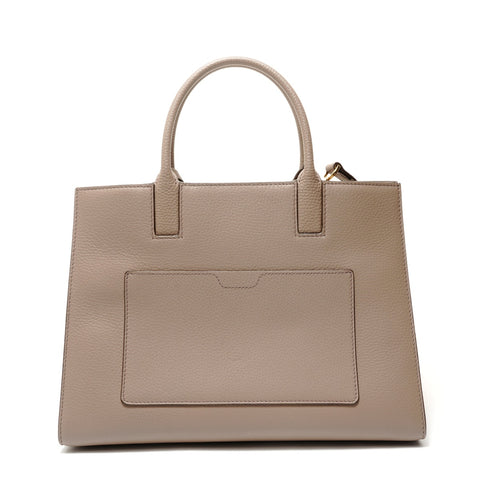 BURBERRY Francis Bag 2-Way Handbag beige WS28814