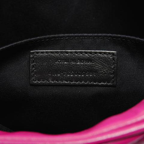 YVES SAINT LAURENT quilting Shoulder Bag pink WS28816