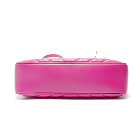 YVES SAINT LAURENT quilting Shoulder Bag pink WS28816
