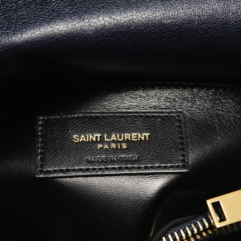 YVES SAINT LAURENT Classic monogram Shoulder Bag Navy WS28817